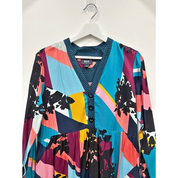 Anthropologie Maeve Gillian Abstract Dress - Picture 4 of 12